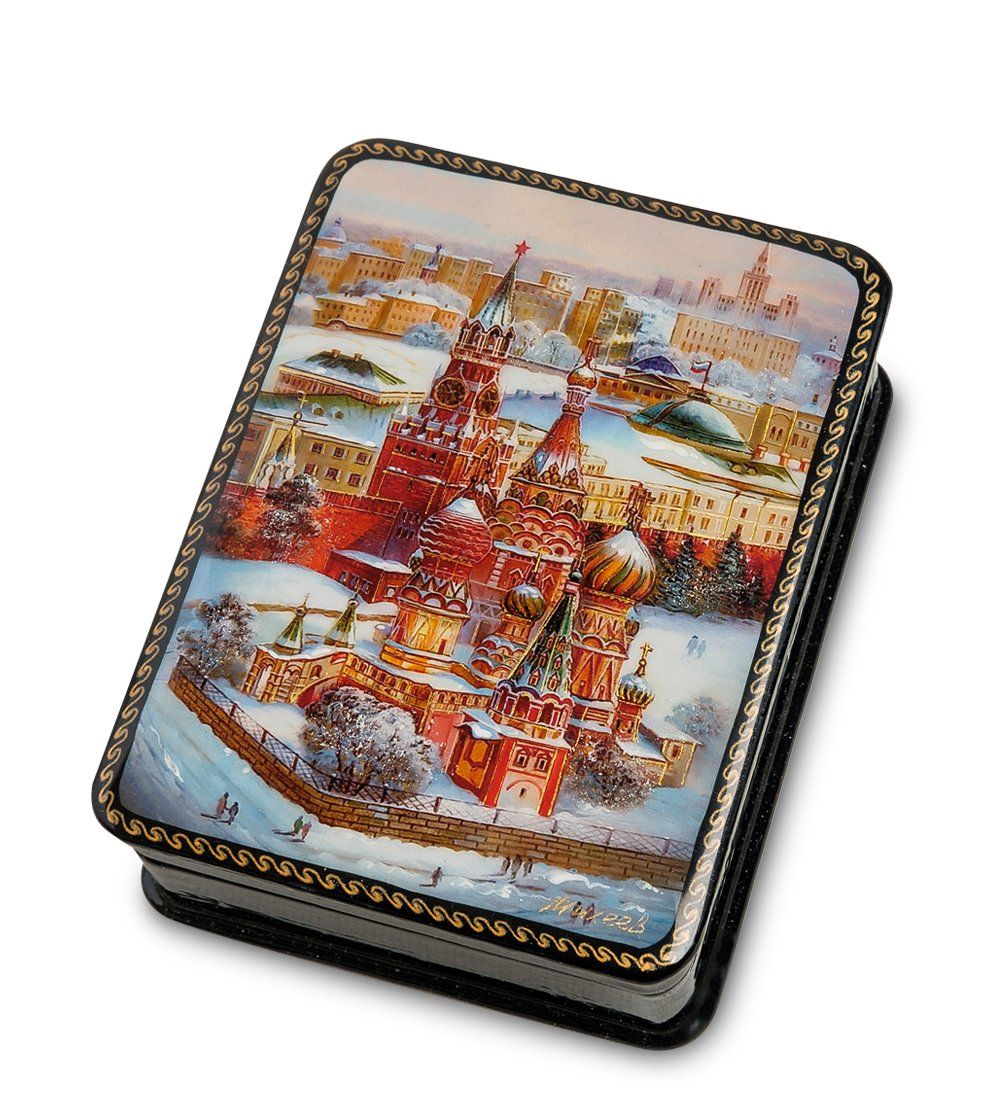 ШК-19/10-A Шкатулка в технике декупаж «Москва» (10х8х3,5)