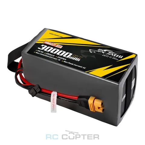 АКБ Gens Ace Tattu NMC 30000mAh 44.4V 10C 12S G-Tech Semi-solid state Lipo battery (полутвердотельная) 300Wh/kg
