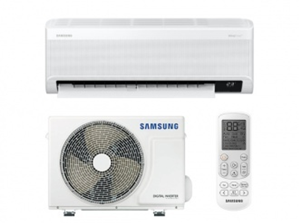 Сплит-система кондиционер инверторный Samsung Wind-Free Mass (Geo) AR09BSFAMWKNER на 80 м²