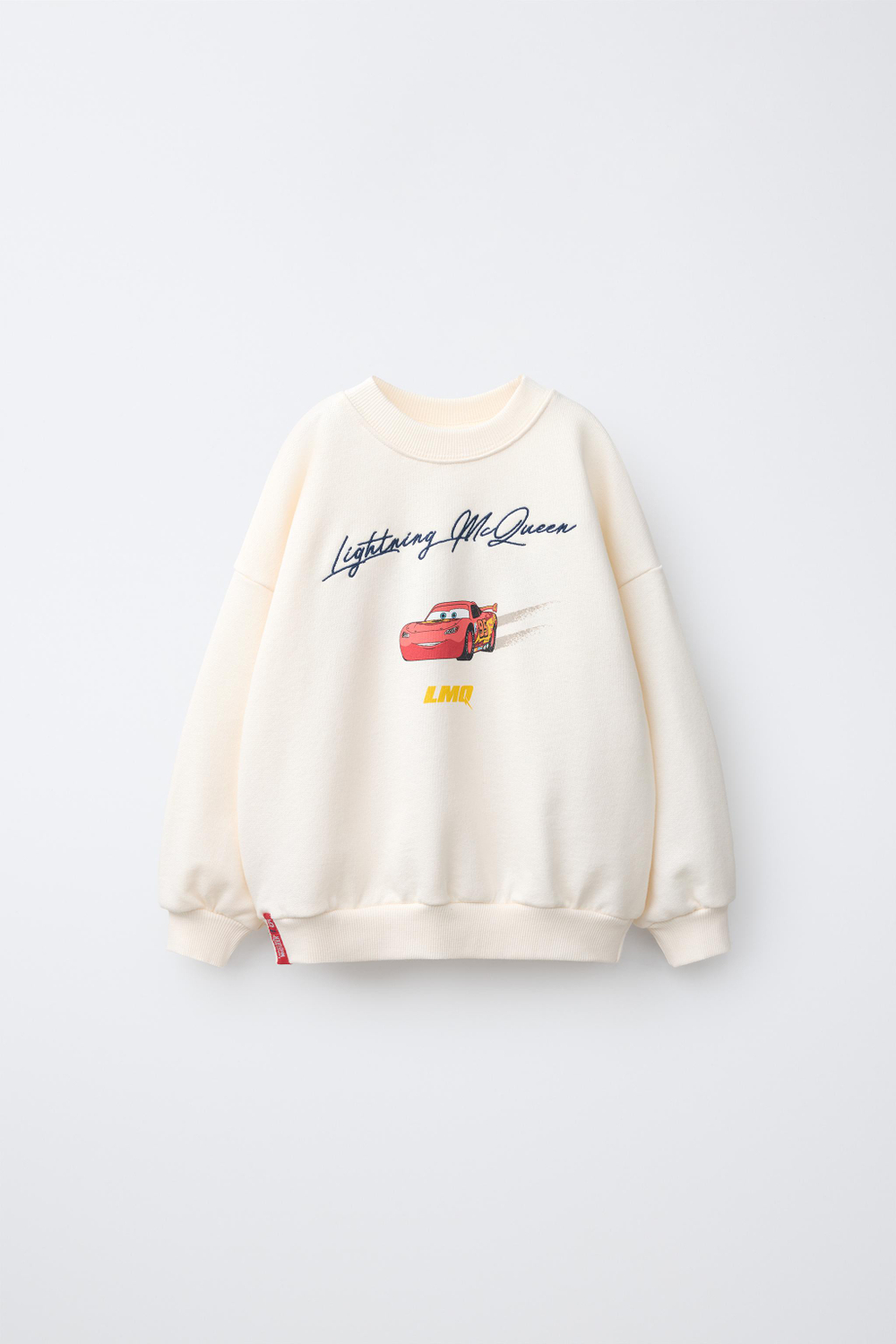 ZARA ТОЛСТОВКА С ПРИНТОМ CARS LIGHTNING MCQUEEN © DISNEY/PIXAR, ЭКРЮ