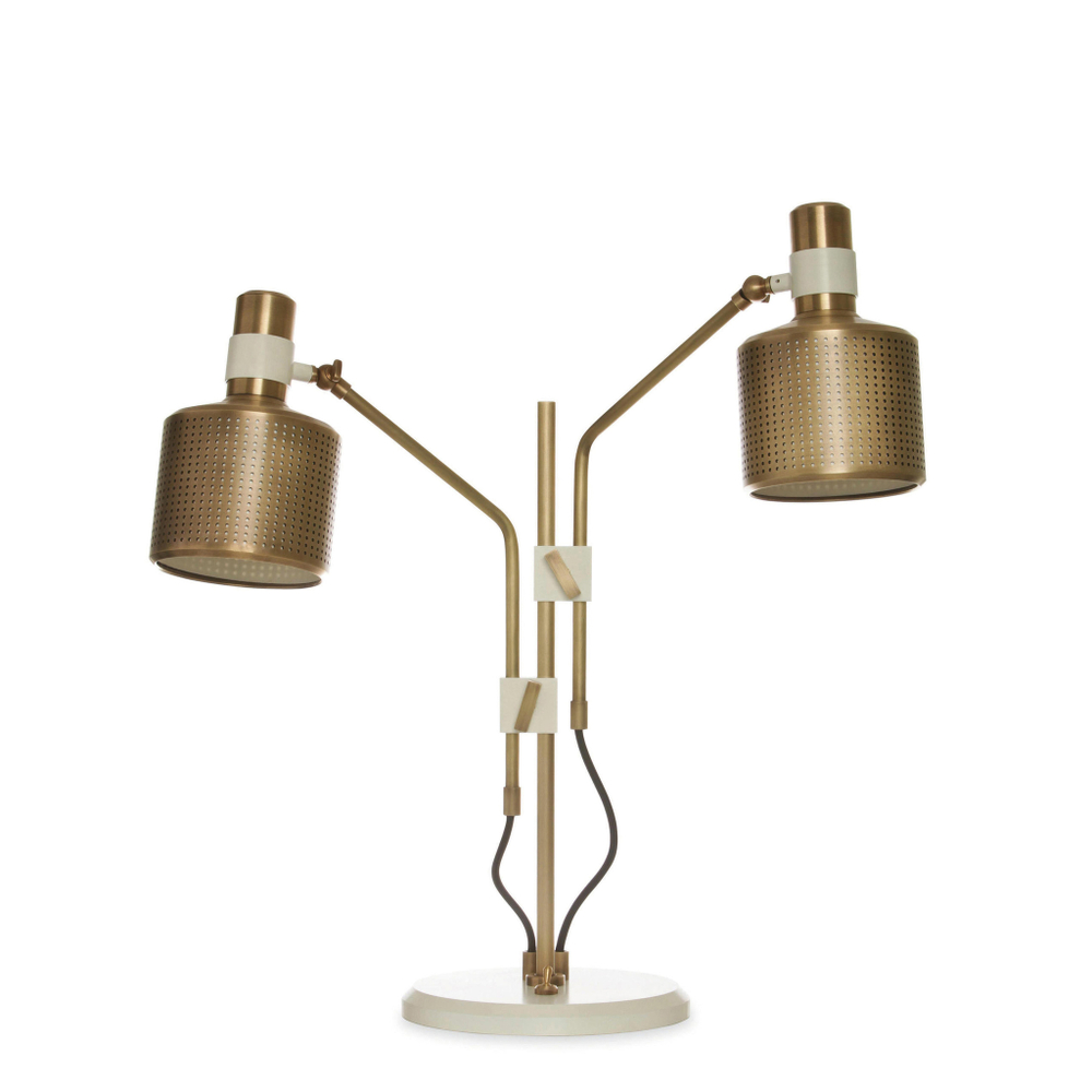 Table design lamp  Riddle Double by Bert Frank (White)