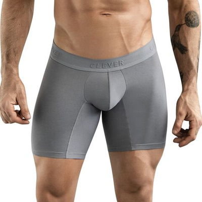 Серые удлиненные трусы-боксеры Caribbean Long Boxer