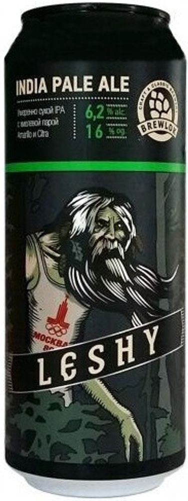 Пиво Брюлок Леший / Brewlok Leshy 0.5л - 6шт