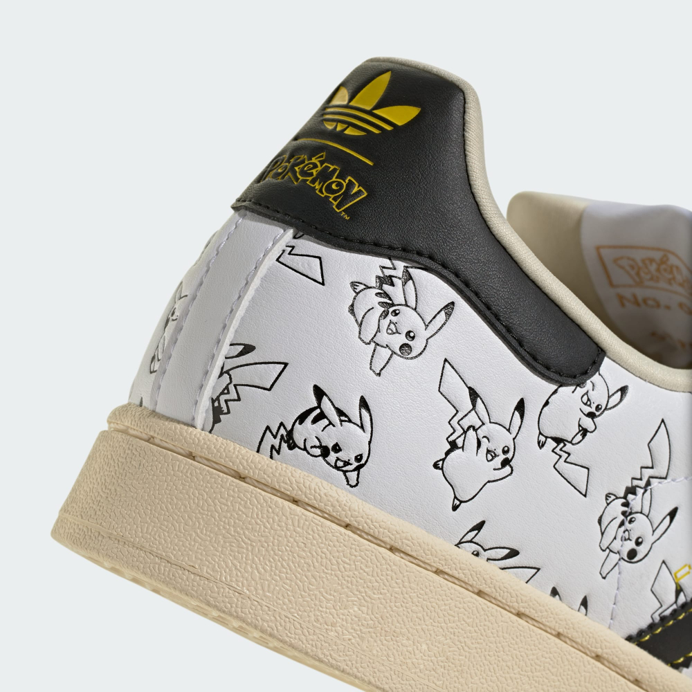 Adidas Кроссовки Pokémon Superstar II, белый/черный