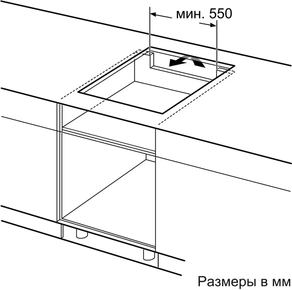 Индукционная варочная панель Bosch PUE63KBB5E