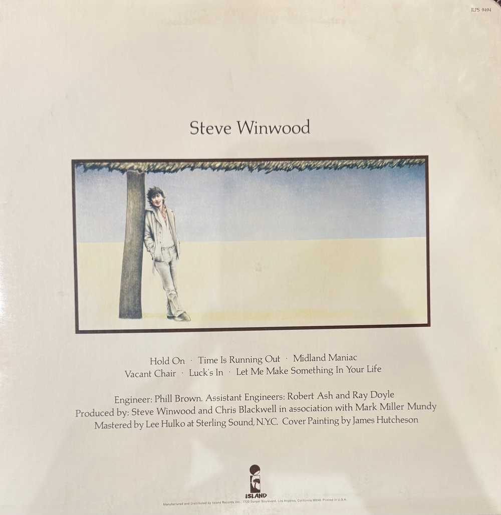 Виниловая пластинка Steve Winwood ‎– Steve Winwood LP