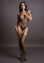 Пикантный боди-комбинезон Shredded Bodystocking (Размер: S-M-L) (Цвет: черный)