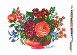 "Букет зори"-0417 канва с рисунком