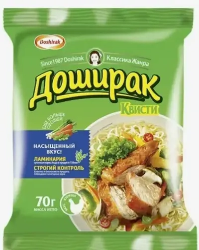 Блюдо б/п Доширак Квисти лапша 70г*36 вкус курицы