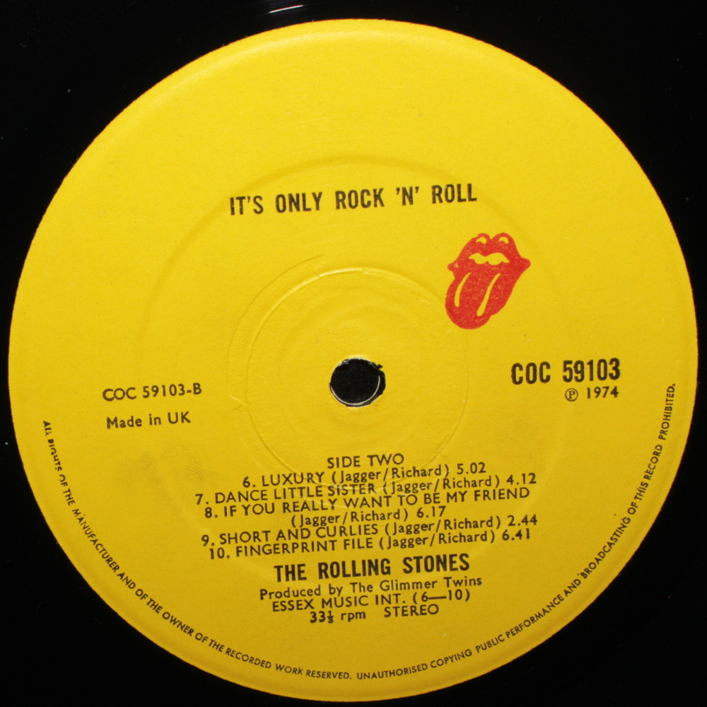 The Rolling Stones / It's Only Rock 'N Roll (LP)