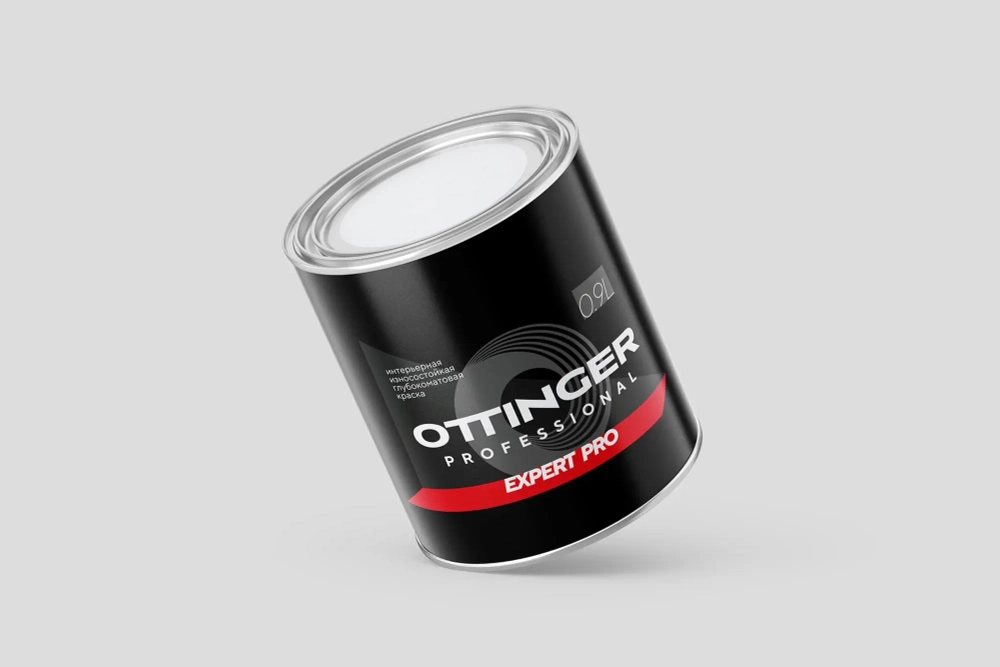 Краска дисперсионная акриловая OTTINGER Expert Pro интер. белая 0.9л
