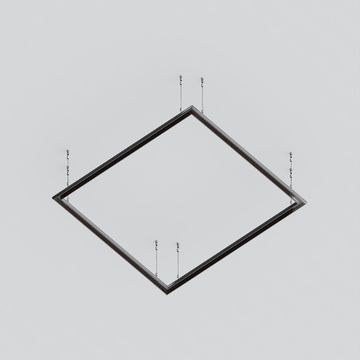 Шинопровод 2м низкопрофильный подвесной круглый TRXM034-R-412B чёрный Exility Maytoni