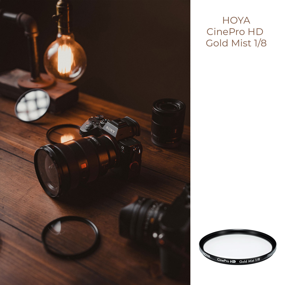 Светофильтр Hoya CinePro HD Gold Mist 1/8 смягчающий 67mm