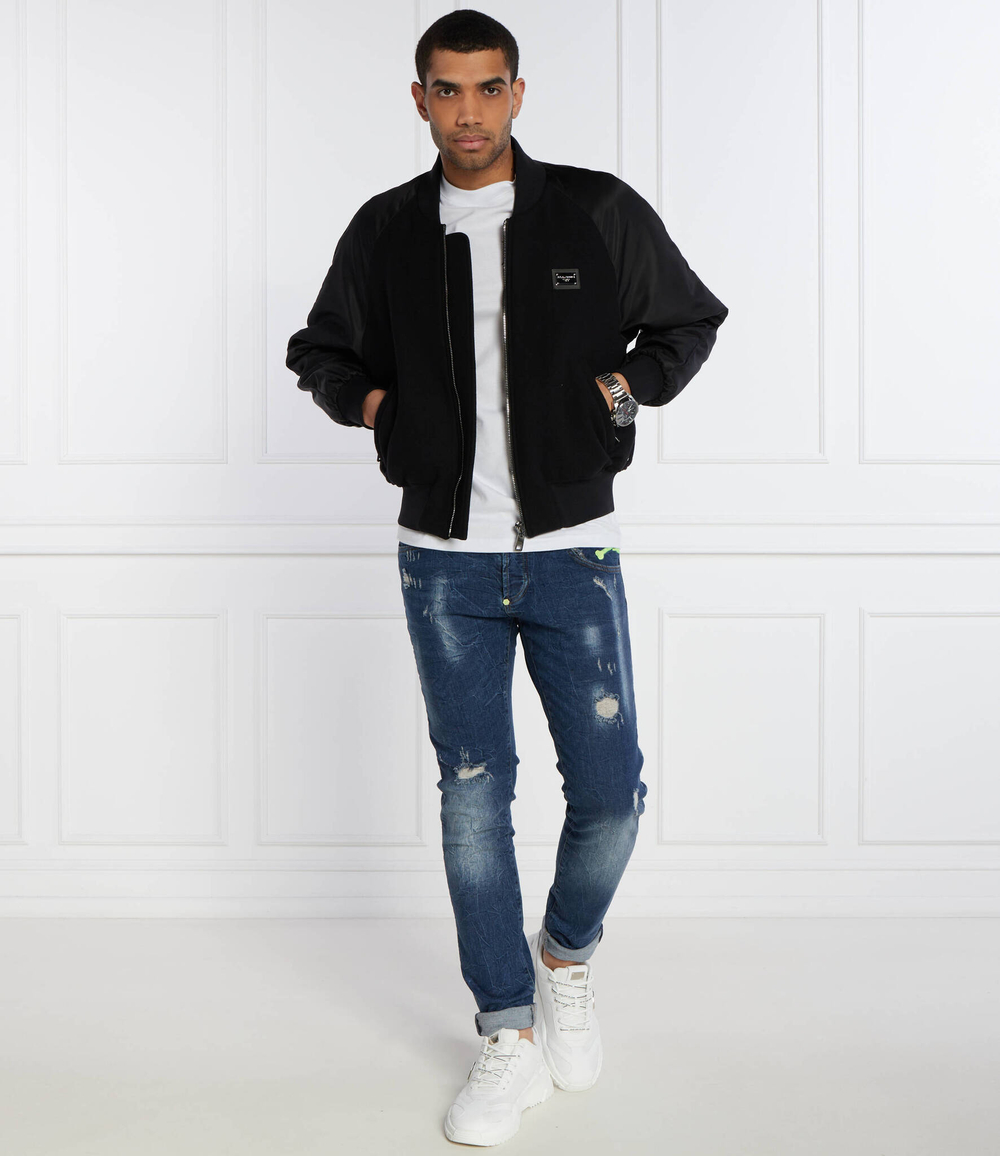 Джинсы Skull&Bones Philipp Plein - голубой(MDT3678 PDE004N)