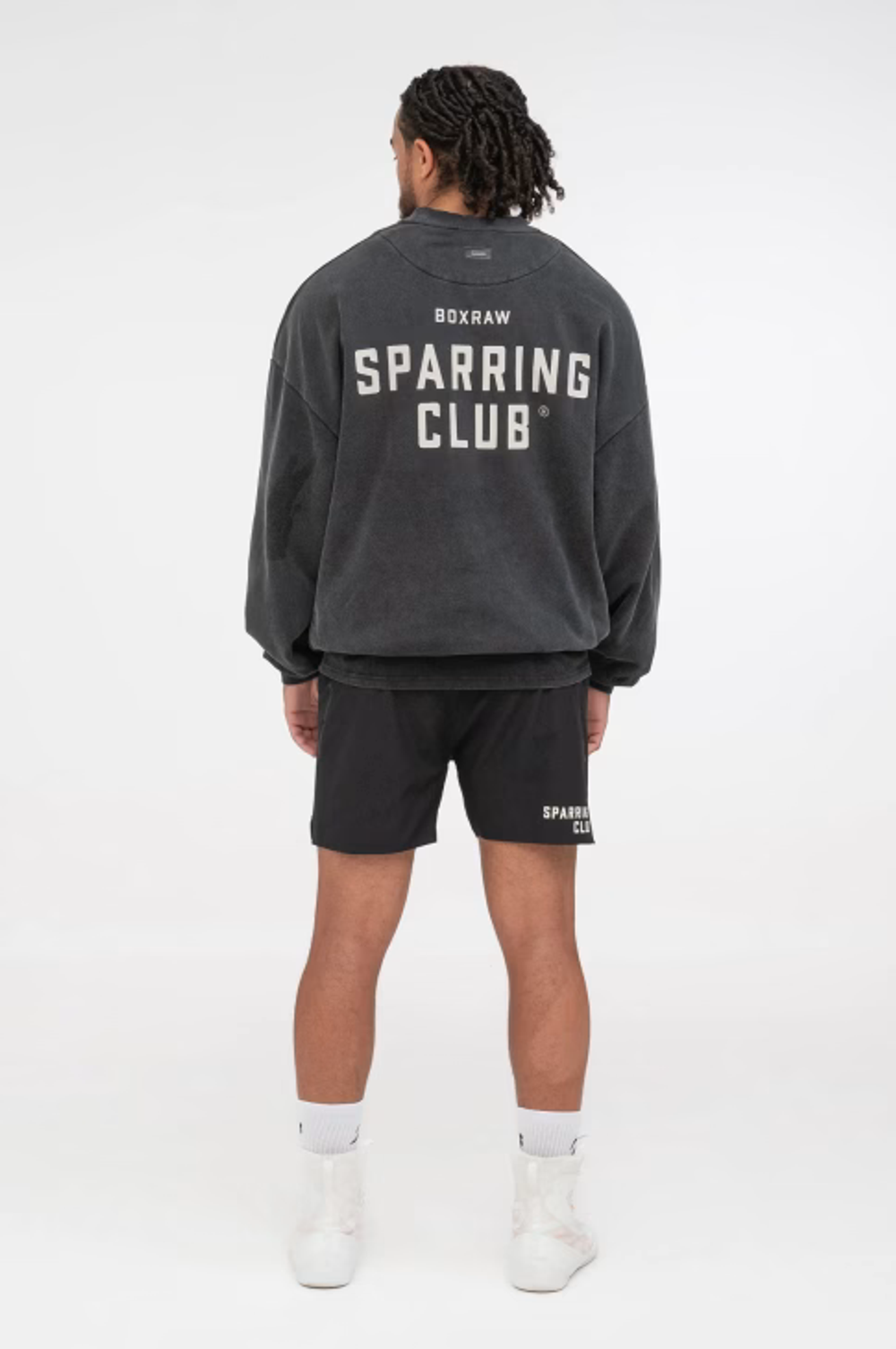 Свитшот Boxraw Sparring Club черный
