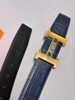 Ремень Hermes из кожи крокодила