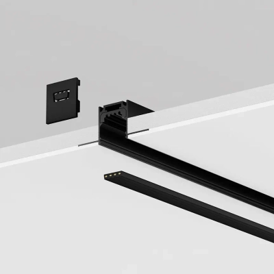 Профиль 3м Exility IP встраиваемый черный, O-TR002BF-P-B3M. TM Maytoni