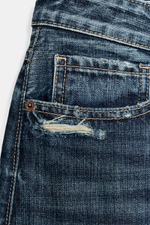 ДЖИНСОВЫЕ ШОРТЫ-БЕРМУДЫ BAGGY TRF — ZARA