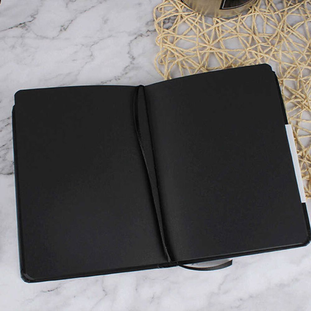 Блокнот из черной бумаги MUKE Bullet Dot Journal PLUTO (65304) 2