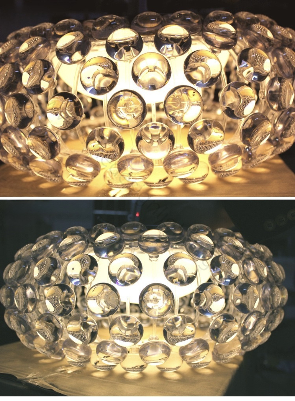 Wall design lamp CABOCHE piccola by Foscarini (Clear)
