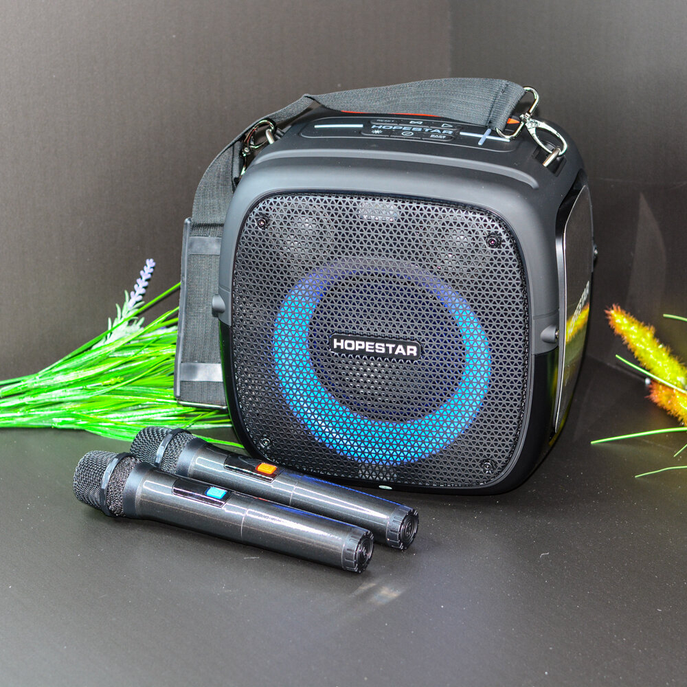 Портативная Bluetooth-колонка Hopestar "Party One", 12500mAh, 80Вт, FM-радио