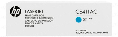Контрактный картридж HP CE411AC (305A) для M451/M375/M475/M351 голубой (2.6k)