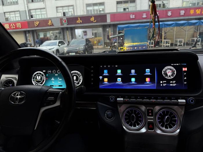 Магнитола для Toyota Land Cruiser 200 2015-2021 (с JBL и 360) - Kuberg ZH QLed, Android 13, Быстрейшая, CarPlay, 4G SIM-слот