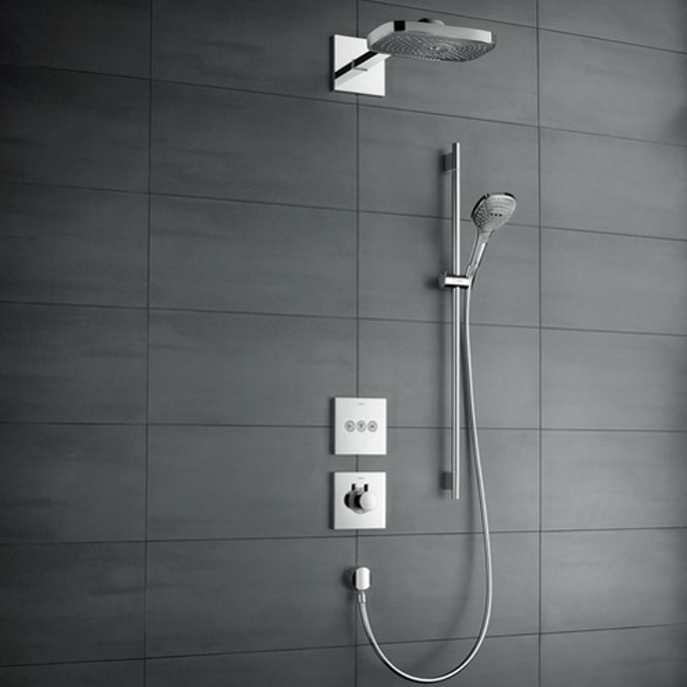 Запорный/переключающий вентиль Hansgrohe ShowerSelect 15764000 вариант использования