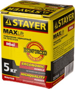 STAYER MAXLift, 5 кг, одинарный пластмассовый стеклодомкрат (33718-0)