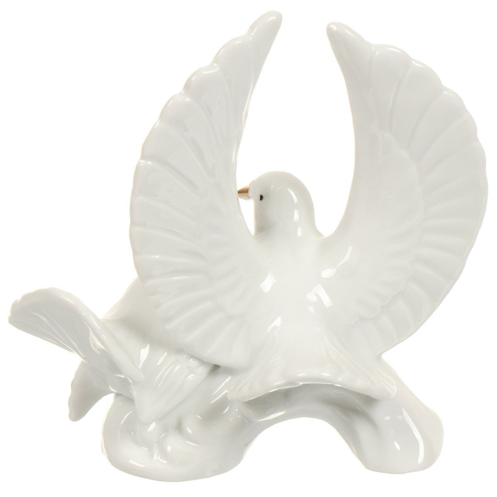 Фигурка декоративная фарфор, Голуби, 11х6х13 см, Lefard, 149-307