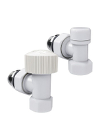 Набор термостатический для радиатора угловой Design 1/2" М30х1,5 Белый Royal Thermo