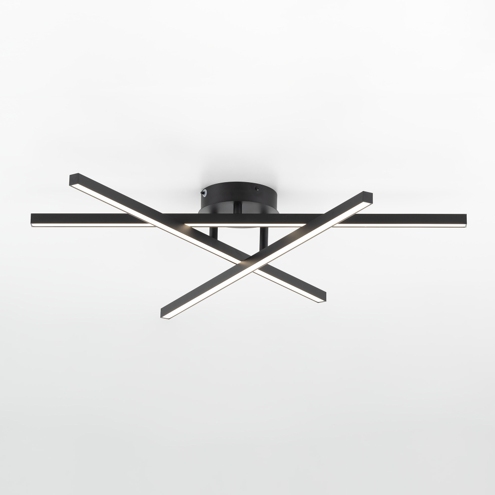 Citilux Стиг CL203131 LED Люстра потолочная с пультом Чёрная
