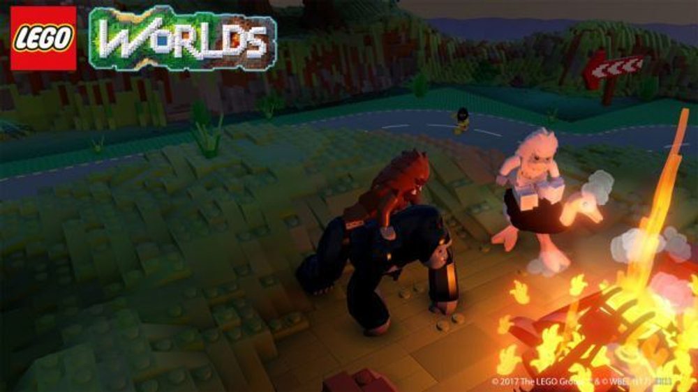 LEGO Worlds (диск для PS4, полностью на английском языке)