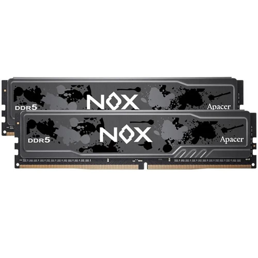 Модуль памяти DIMM DDR5 32Gb, 5200Mhz, 2x16Gb, Apacer Nox (AH5U32G52C522MBAA-2)