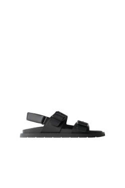 ZARA САНДАЛИИ С ПРЯЖКАМИ, ЧЕРНЫЙ