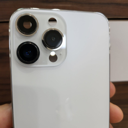 Корпус для iPhone XR в стиле iPhone 14Pro (цвет: Silver-White - серебристо-белый)