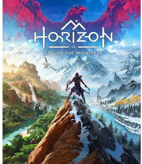 Шлем виртуальной реальности VR Sony PlayStation VR2, 120 Гц, с игрой Horizon Call of the mountain, белый