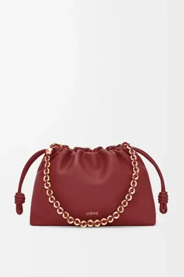 Loewe Сумка Flamenco среднего размера из мягкой кожи ягненка наппа, красный