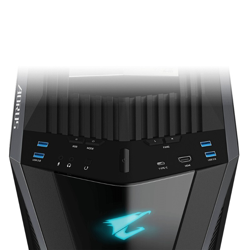 Корпус Gigabyte AORUS C700 Glass FullTower, E-ATX, Black