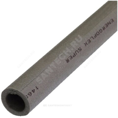 Трубка вспененный полиэтилен SUPER 42/40 L=2м Тмакс=95°C серая Energoflex EFXT042402SU