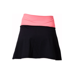 Женская теннисная юбка Black Crown Skirt Women - Black, Coral
