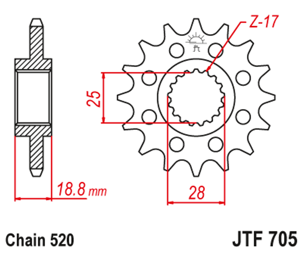 Звезда JTF705.16