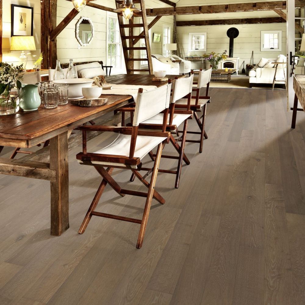 Паркетная доска Kahrs Дуб Титан Матовый Лак (OAK NOUVEAU GREIGE)