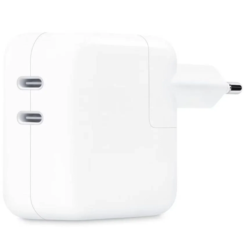 Сетевое зарядное устройство Apple Dual USB-C мощностью 35 Вт