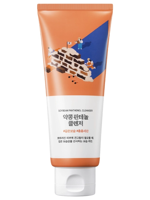 Round Lab Soybean Panthenol Cleanser пенка для умывания с чёрной соей и пантенолом