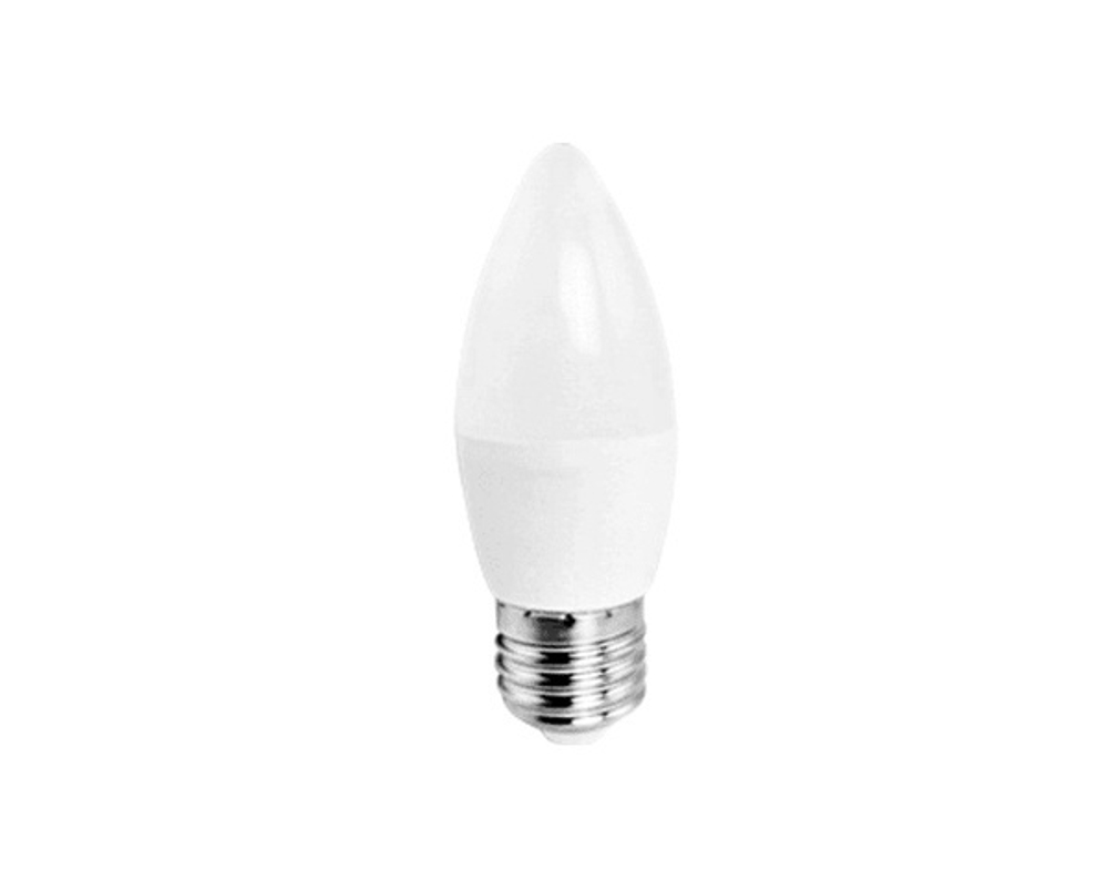 Лампа cветодиодная Е27 Свеча 6W (50Вт) холодный свет 6500K