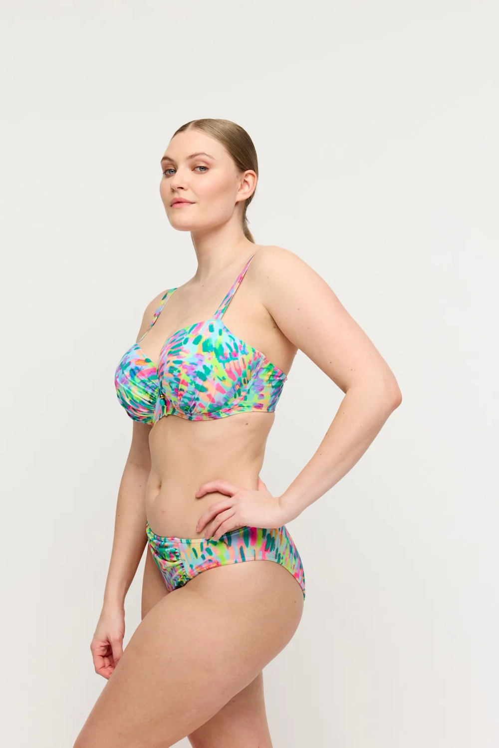 PRIMADONNA Swim Douala Топ-балконет с поролоновой вставкой, разноцветный