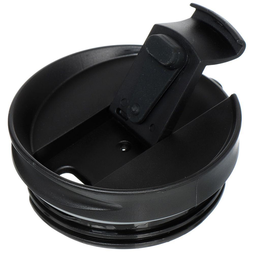 Термокружка нерж, 0.45 л, Daniks, чер, SL-NT014E-BLK-logo2