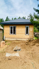 Дом из профилированного бруса "Проект № 2" цена за м²