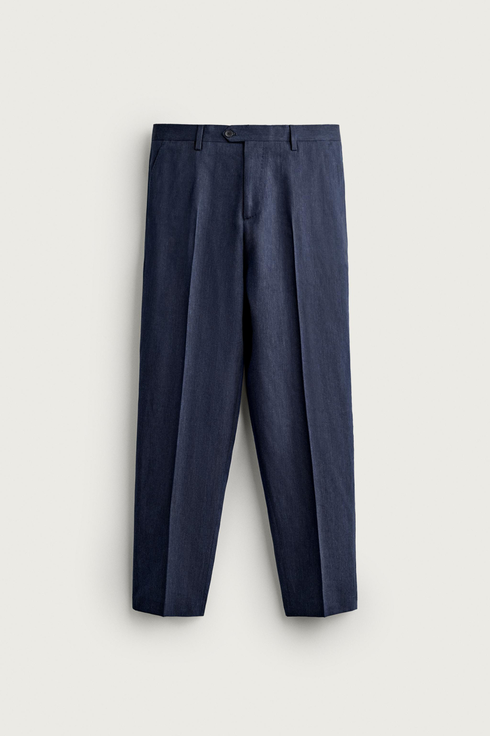 КОСТЮМНЫЕ БРЮКИ REGULAR FIT ИЗ ЛЬНА И ШЕРСТИ — ZARA